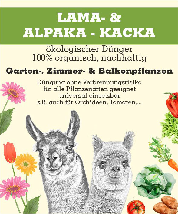 LAMA- & ALPAKA-KACKA: Hochwertiger Bio-Dünger für Pflanzen - 100% organisch und nachhaltig!